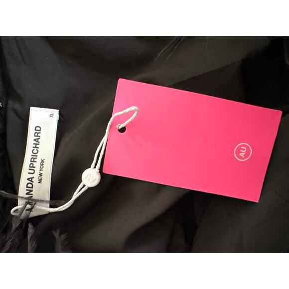 Free People x Amanda Uprichard Kieran Dress Sequin Black Sz XL New w/tags - Picture 8 of 9